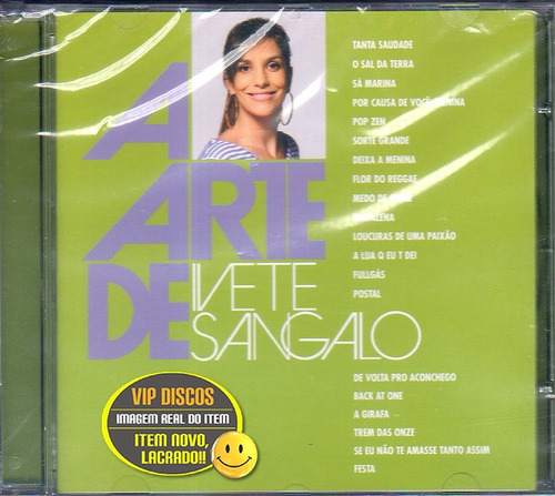 Cd Ivete Sangalo A Arte De - Novo Lacrado Raro!!