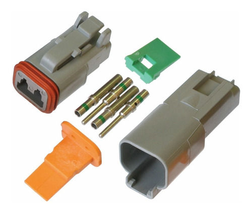 Kit Conector Deutsch Serie Dt 2 Pines