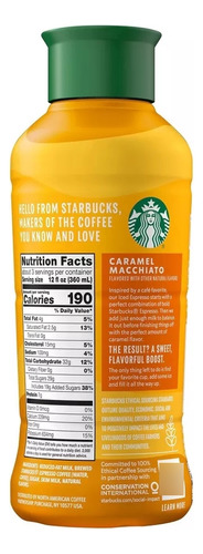 Iced Espresso Starbucks Caramelo Macchiato 1.18 L Importado