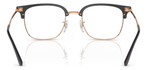 Lentes Ray Ban Rx7216 8322 New Clubmaster Dark Grey Rosegold Color Dark Grey On Rose Gold 8322