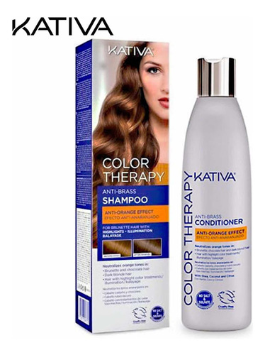 Pack Kativa Anti Naranjo Shampoo + Acondicionador 250ml C/u