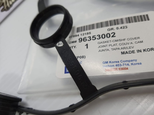 Junta Tapa Punterias Aveo 2016 Original Gm No Clon