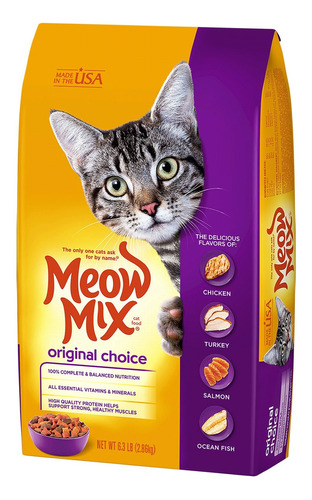 Meow Mix Original Alimento Gatos X16 Lb Entrego Ya!