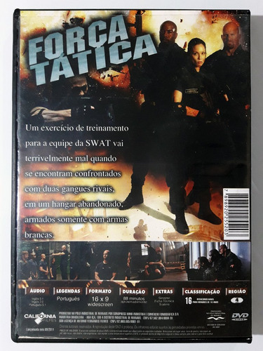 Dvd Força Tática Steve Austin Michael Jai White Michael Shan
