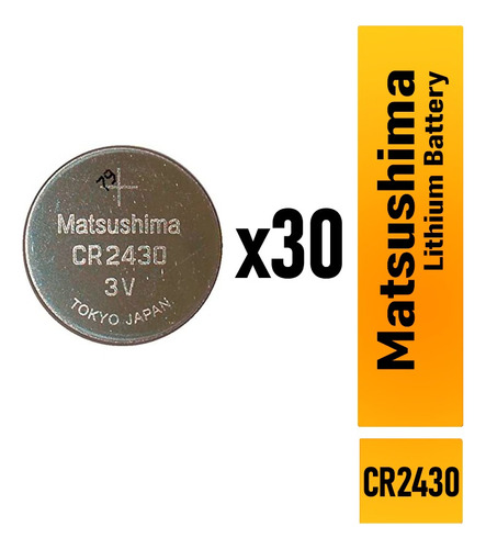 Matushima Cr2430 X 30 Unidades