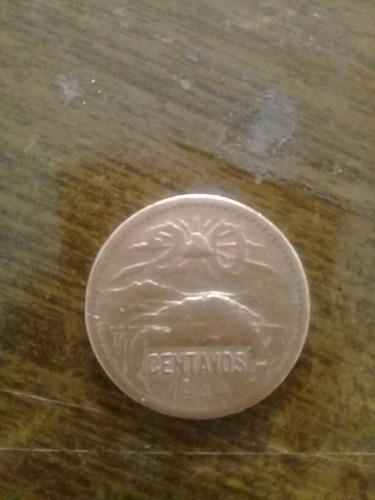 Monedas Mexicanas Antiguas De 20 Centavos De Los Años 1944