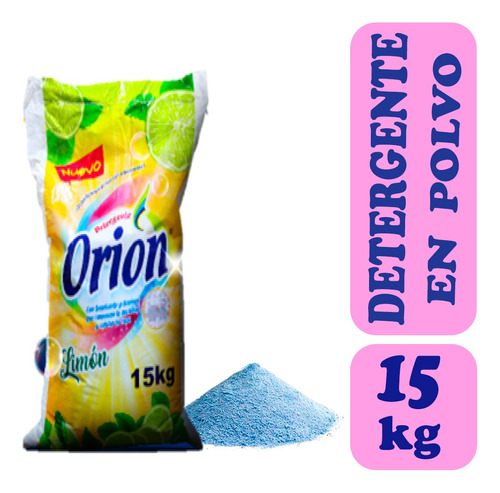 Detergente 15kg Aroma Rosa Orión  Oferta