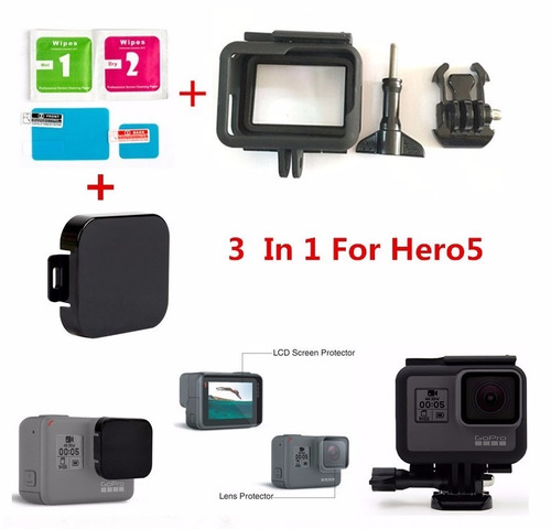 Imagem 5 de 5 de Proteção Gopro Hero 5 Black Proteções Pelicula Frame