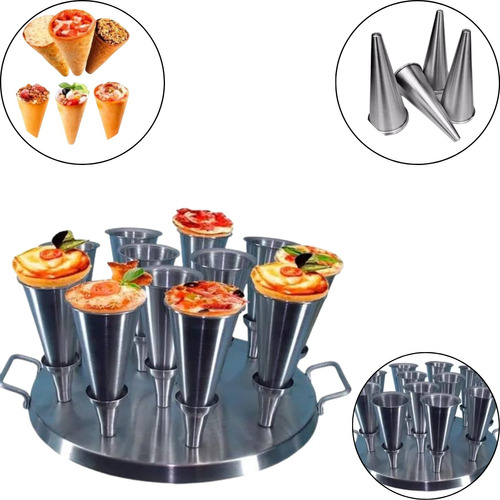 Forma 12 Pizza Cone Especial Para Sua Casa Negocio Promoçao