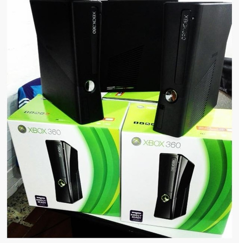 Xbox 360 Slim 500gb+2 Controles+90 Juegos+2 Carga