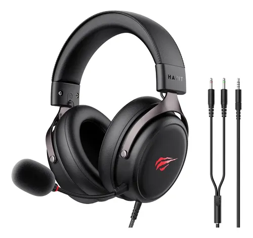 Fone De Ouvido Headset Gamer Havit H2015y P3 com Adaptador 2xP2 P...