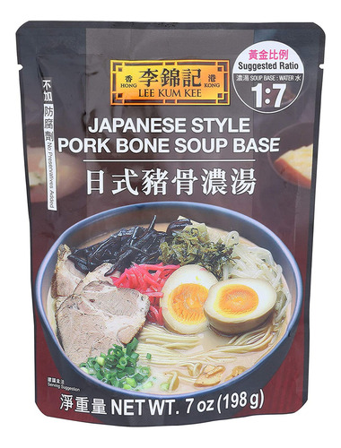 Base De Sopa De Hueso De Cerdo Estilo Japonés, Paquete De 6