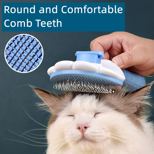 Cepillo Clean Para Gatos Y Perros, Metal.