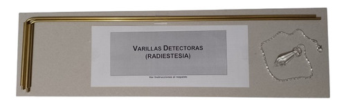 Kit Varillas Radiestesia Con Mango + Péndulo Cristal, Manual