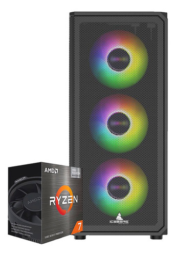 Cpu Gamer Amd Ryzen 7-5700g +16gb Ram + Ssd Nvme 500gb