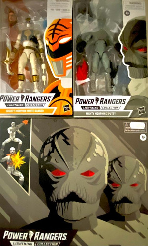 White Ranger Tomy & Patrulleros Power Rangers Lightning