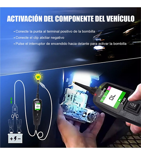 Probador De Circuito Sonda De Potencia Diagnostic Automotive