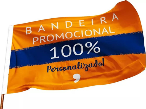 Bandeira Personalizada Empresa, Município, Fazenda 0,90x1,29