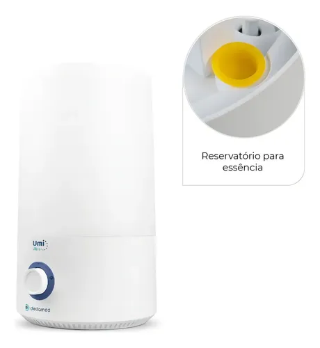 Umidificador Ultrassônico Dellamed Umi Ultra 4,3L Bivolt Silencioso Branco