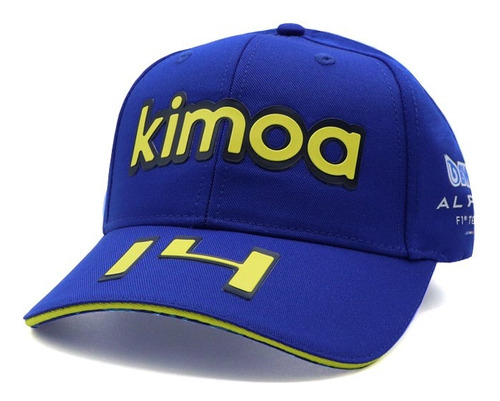 Gorra Kimoa Alpine Fernando Alonso Gp España Oficial - Prima