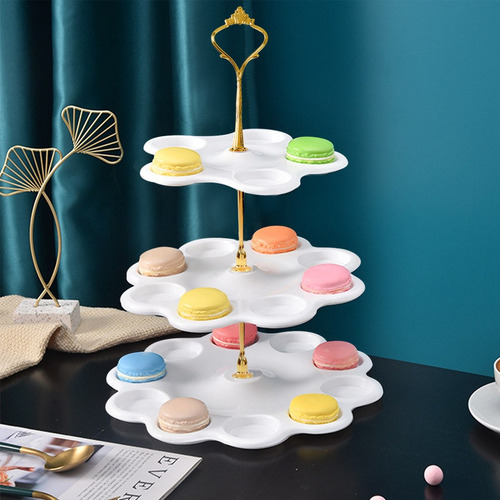 Exhibidor 3 Niveles Soporte Base Para Cupcakes Y Postres