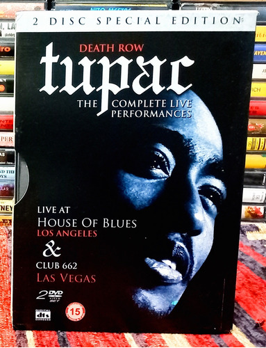Tupac 2 Dvd The Complete Live Performances Imp Como Nuev