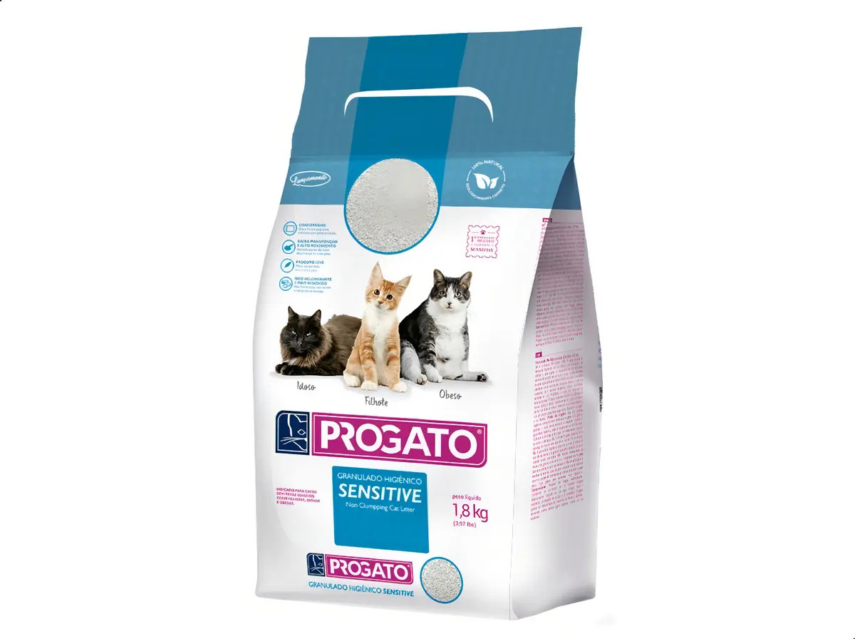 Areia Granulado Higiênico Pro Gato Sensitive Unidade