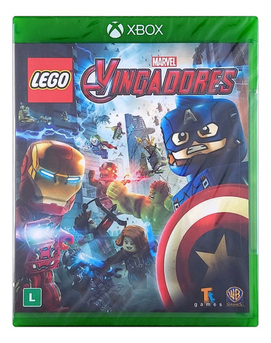 Lego Marvel Vingadores Original Xbox One Novo Lacrado
