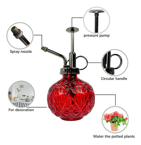 Ferramenta De Rega De Garrafas De Spray De Água Cameo Glass