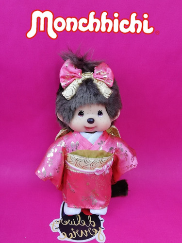 Monchhichi Dolls Muñeco Coleccionable Japón Kimono Sekiguchi