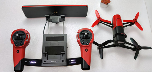 Drone Parrot Bebop Con Cámara Fullhd Red 3 Baterías