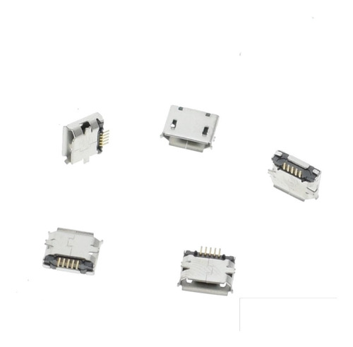 Conector Micro Usb Tipo B Receptor Hembra 5 Pin Socket Smd