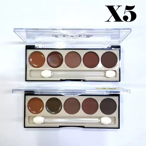 Sombras Cejas Brow Con Aplicador 2 En 1 Sfr Color 5 Tonos 