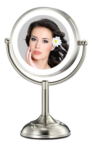 Espejo De Maquillaje Vesaur De 8,5 Cm De Alto, Grande, Il...