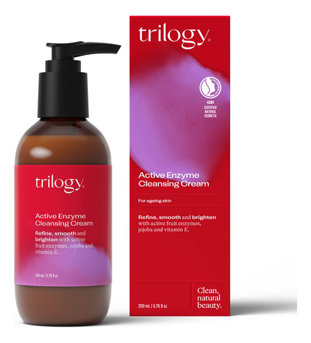 Trilogy Age Proof Active Enzyme Cleansing Cream, 6.8 Ounces