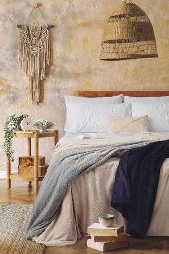 Imagen 2 de 6 de Frazada 1 1/2 Palette De Flannel Fleece Jacquard