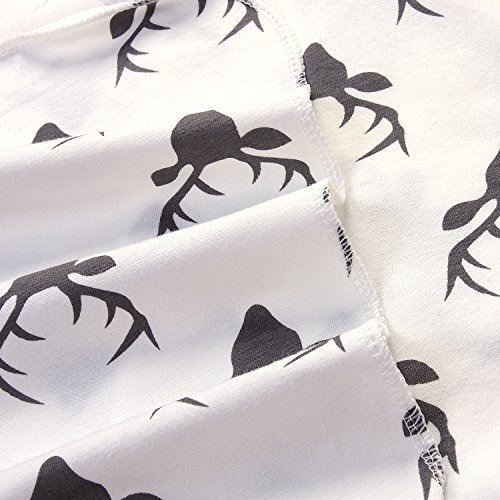 Imsmart Soft Newborn Baby Deer Print Manta Ropa De Cama Mant