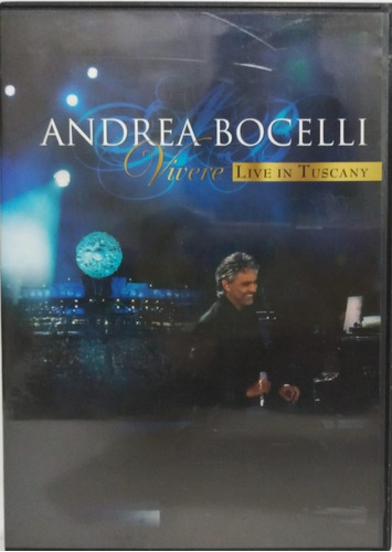 Andrea Bocelli  Vivere: Live In Tuscany Dvd Nuevo