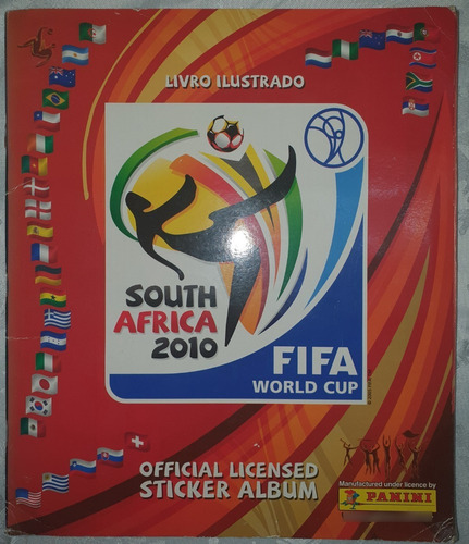 Álbum Figurinhas Copa Do Mundo 2010 Africa Do Sul Completo P