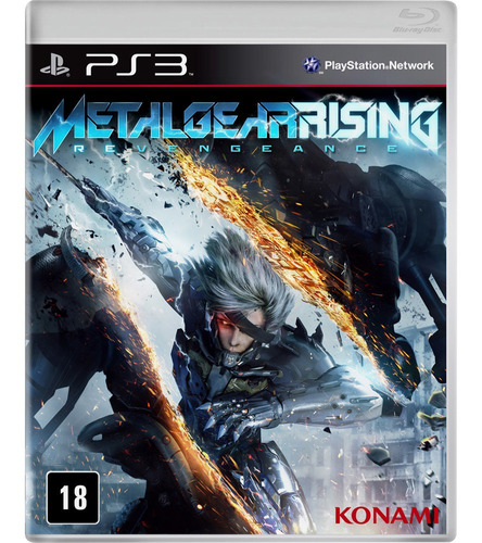 Jogo Novo Midia Fisica Metal Gear Rising Revengeance Pra Ps3