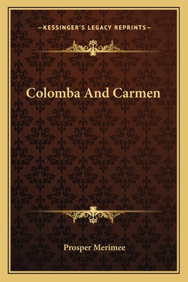 Libro Colomba And Carmen - Merimee, Prosper