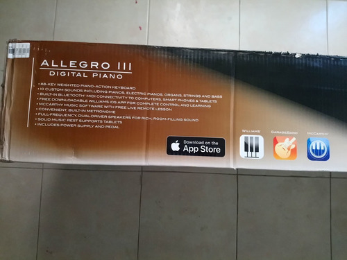 Williams Allegro Iii Piano Digital 88 Key