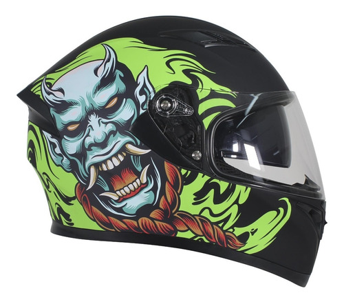 Casco Cerrado R7 Racing Painless Demonio Talla L