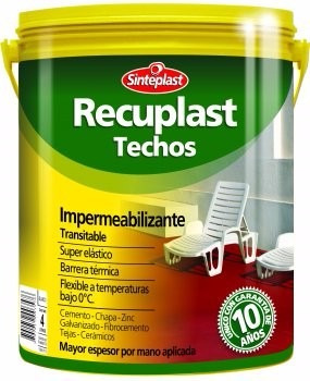 Recuplast Techos Membrana En Pasta X 20 L Color Blanco