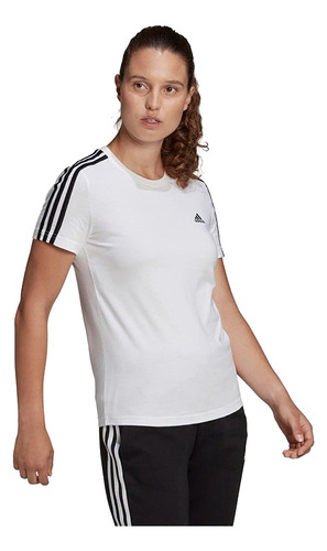 Remera - adidas - White/black De Dama - Gl0783