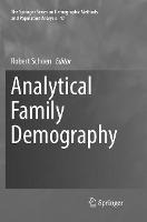Libro Analytical Family Demography - Robert Schoen