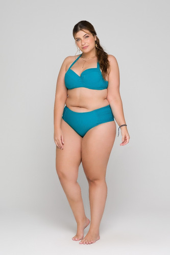 Biquíni Plus Size Tecido Canelado