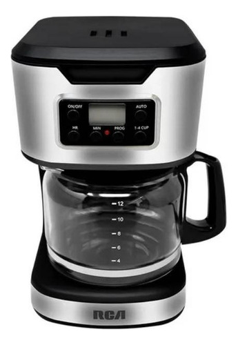 Cafetera Digital Programable 12 Tazas Rca Pantalla Táctil