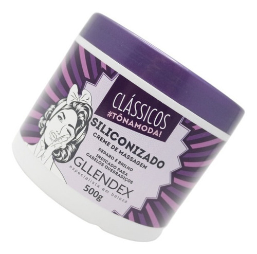 Mascara Reparación Y Brillo Siliconizado X500g Gllendex