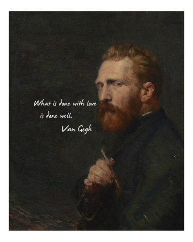Van Gogh  Lo Que Está Hecho   Arte De Pared Inspirador...